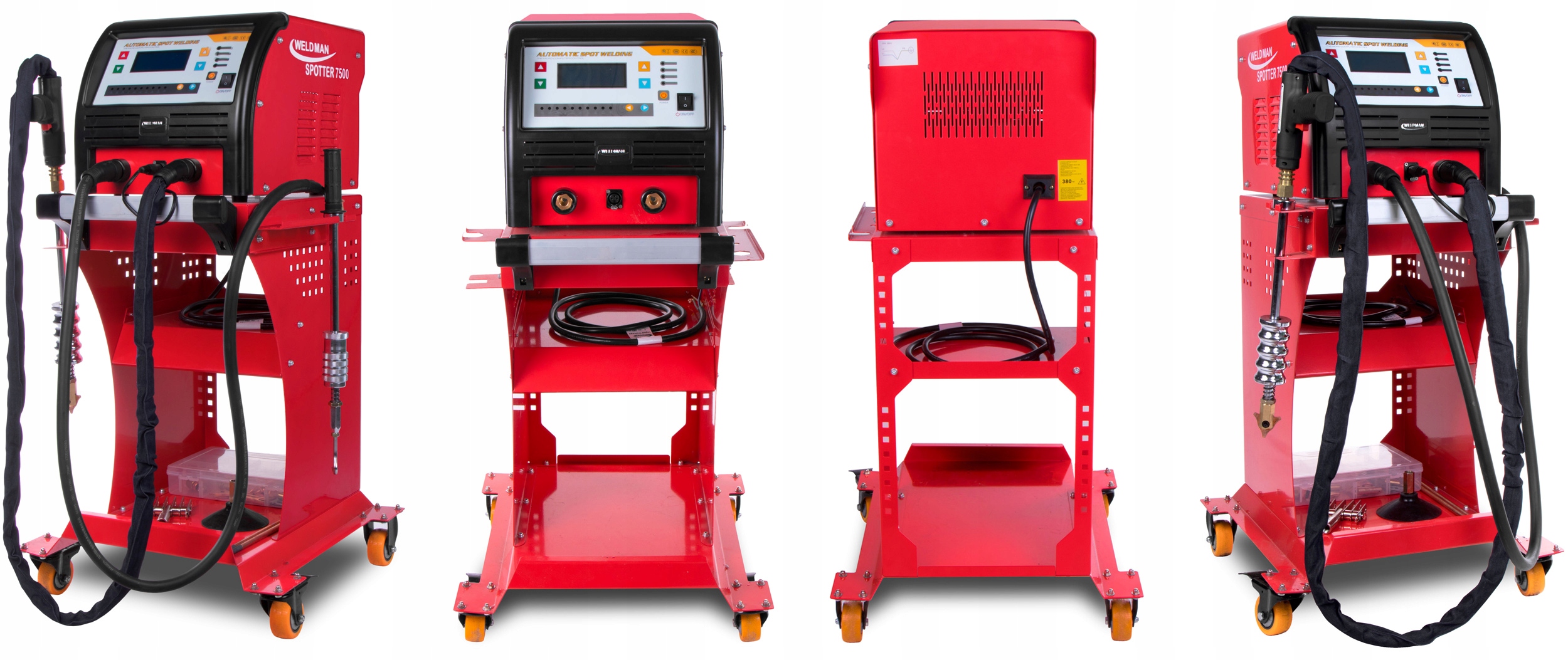 ZGRZEWARKA SPOTER do WGNIECEN BLACH SPOTTER 7500 Weight with packaging 47 kg