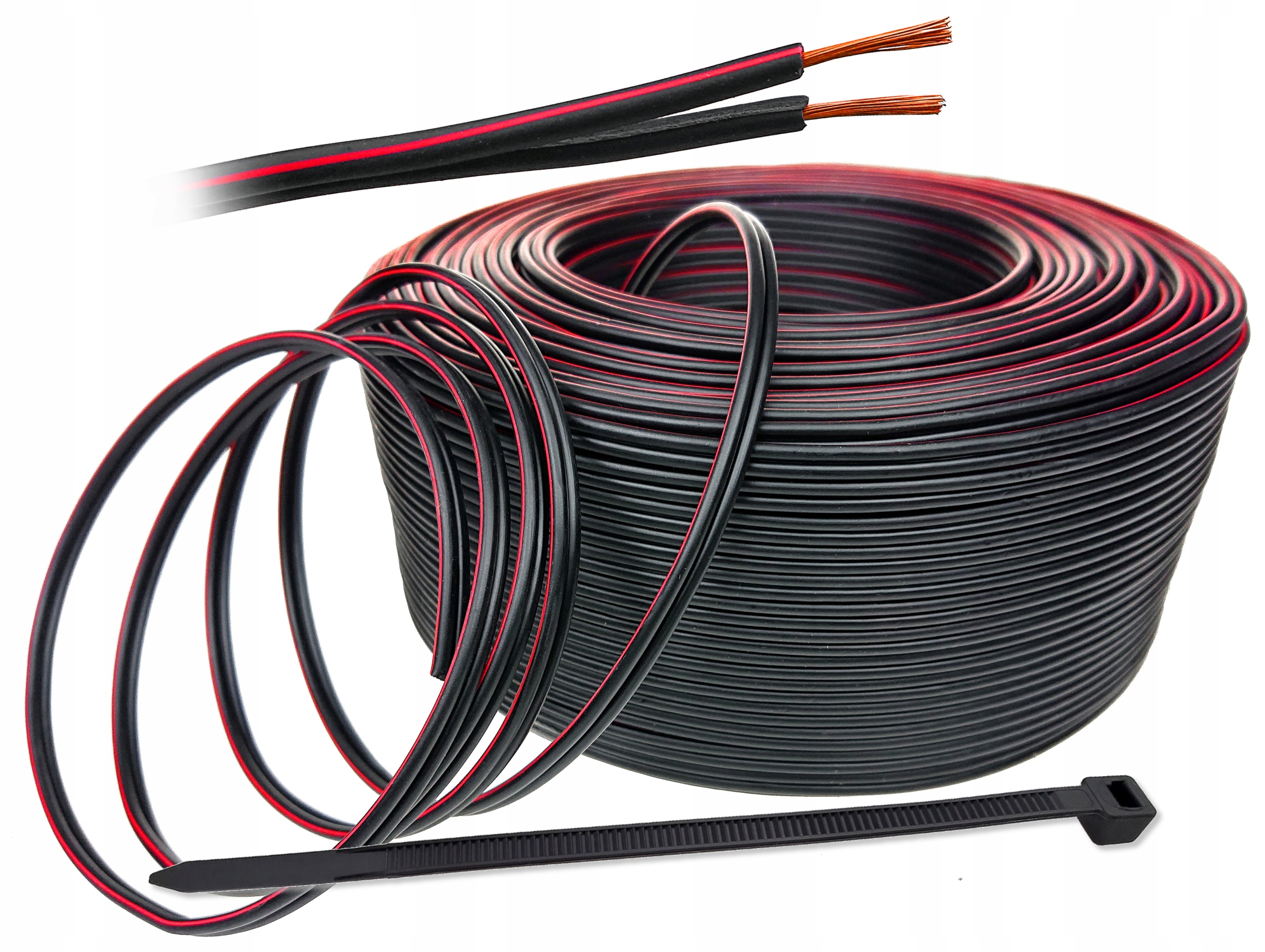 Акустический кабель для светодиодных лент 2x0. 5 2x0. 5MM2 10M двухжильный светодиодный динамик