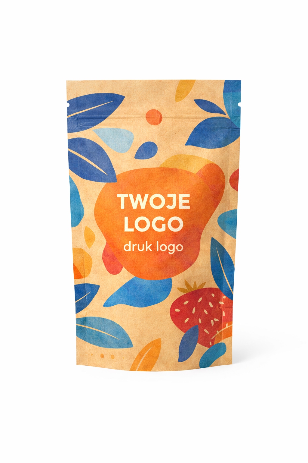 Doypack z nadrukiem 250 ml 50 szt kraft eko premium