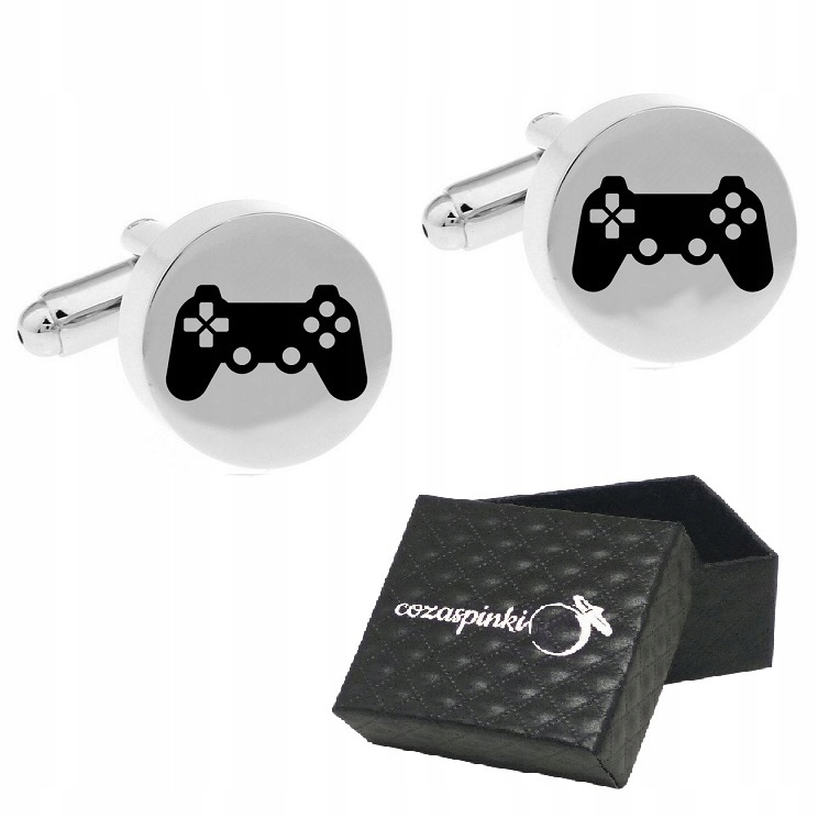 Spinki do mankietów koszuli ślubne KONTROLER ślub