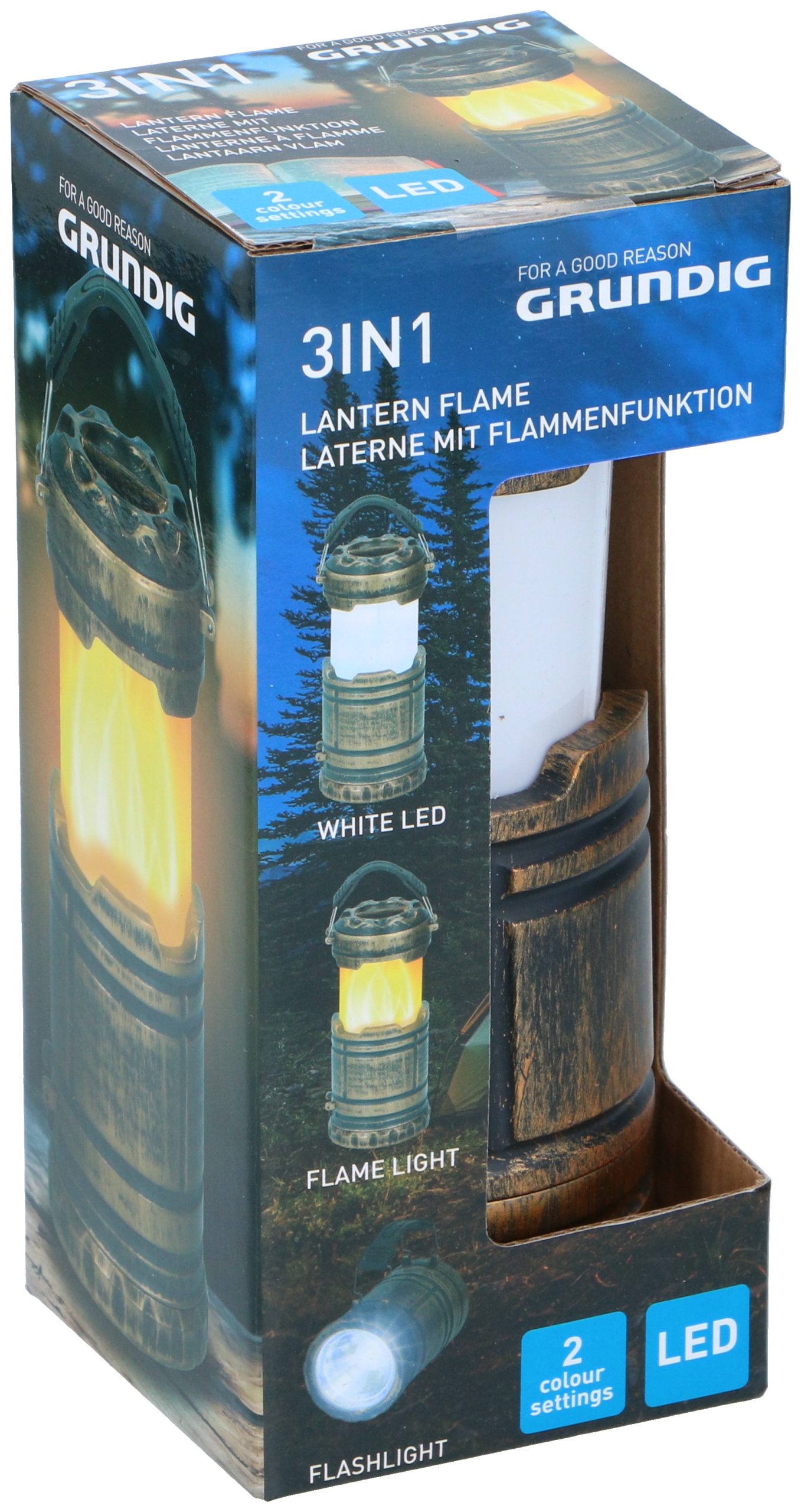 GRUNDIG Lampa KEMPINGOWA z uchwytem 3w1 50 Lumenów