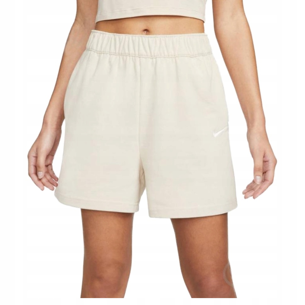 NI46 Szorty Damskie Nike DM6728-126 Kolor beżowy Rozmiar L