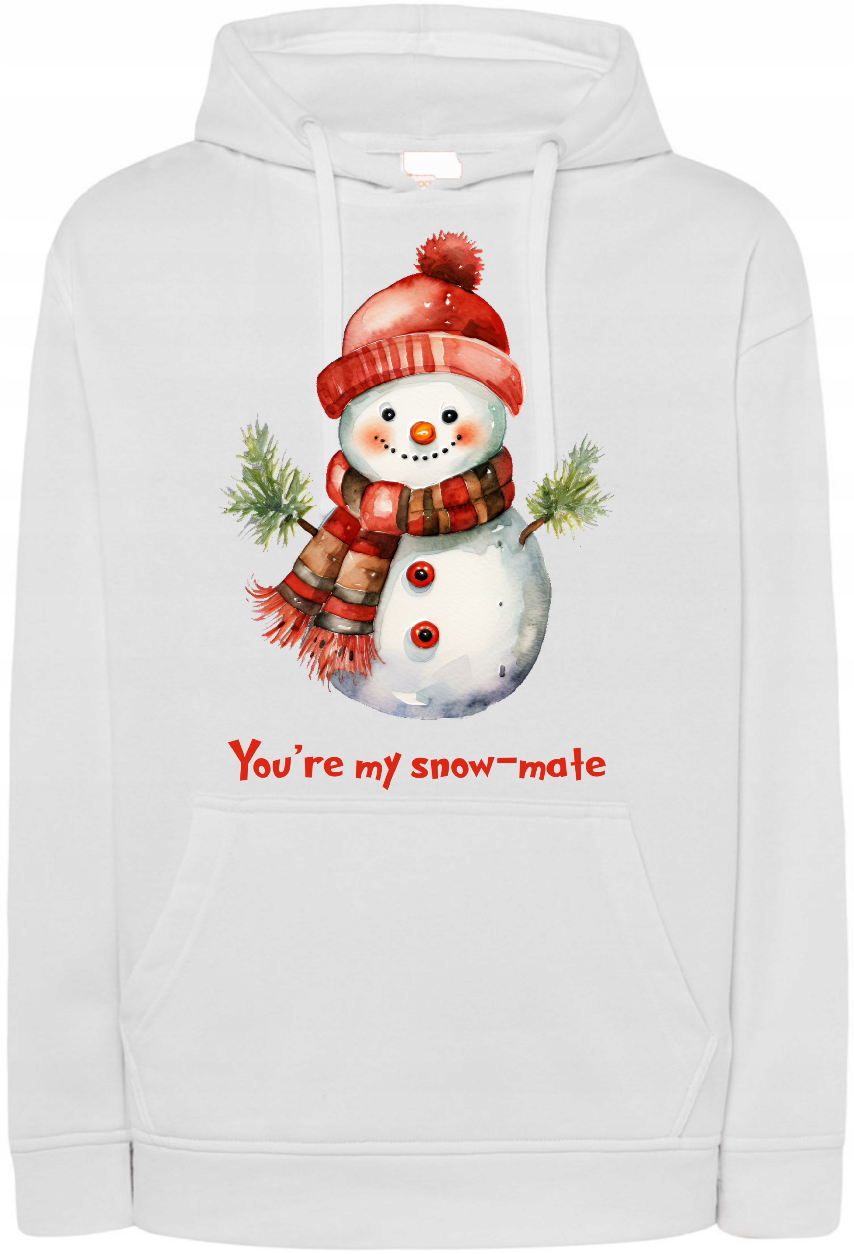Mikina s kapucí Vánoční sněhulák You’re My Snow-mat r.XL