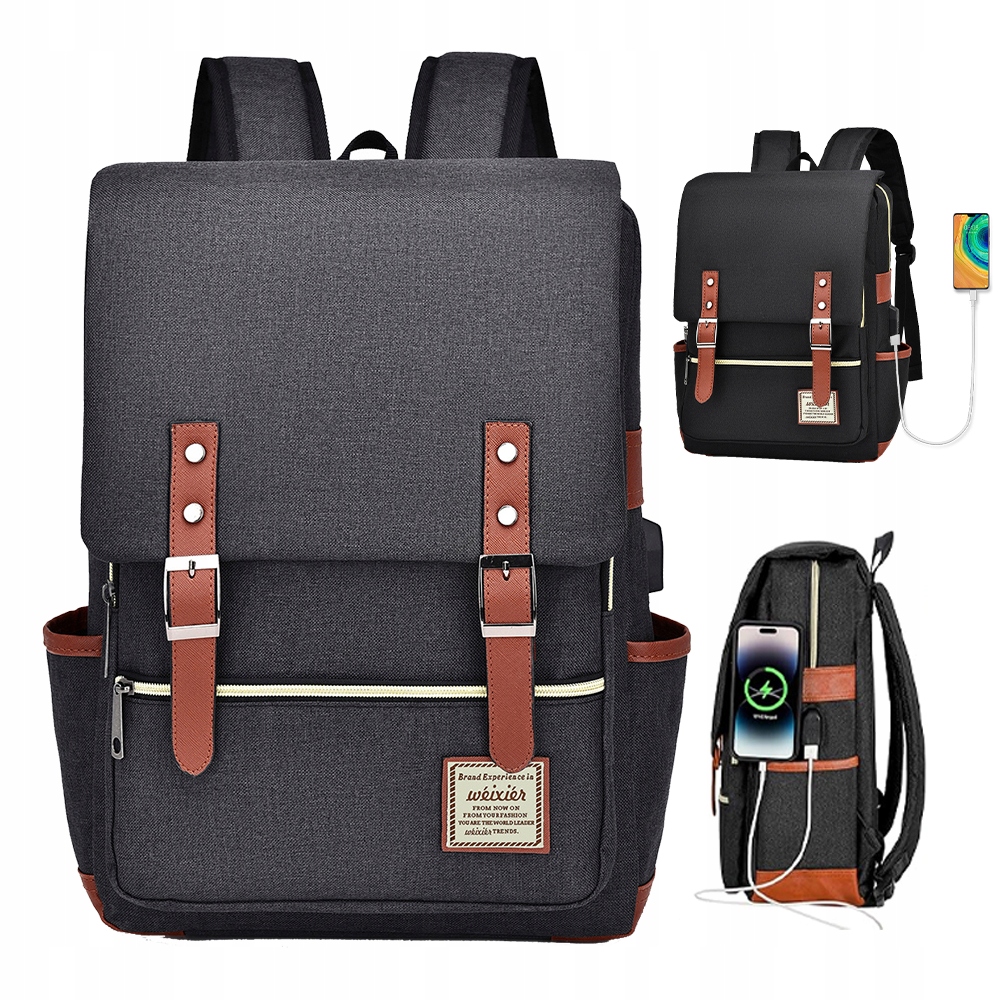 Levně Batoh 15,6" S Více Kapsami Prodyšný A Odolný Proti Opotřebení 11.6L