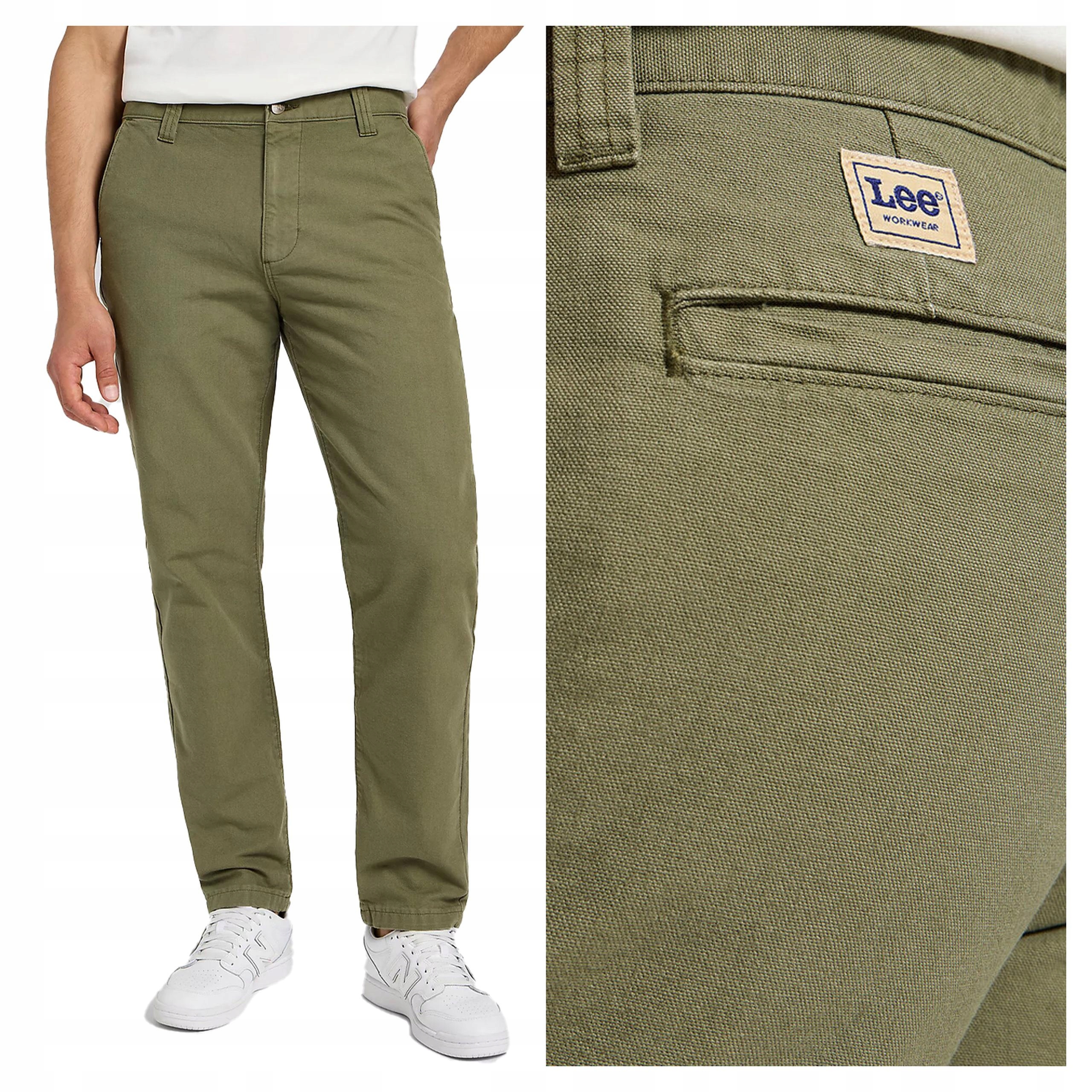 Pánské chino kalhoty Lee Relaxed Workwear Chino 31/32