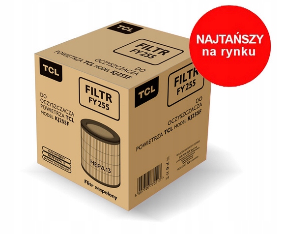Filtr TCL model KJ255 HEPA13