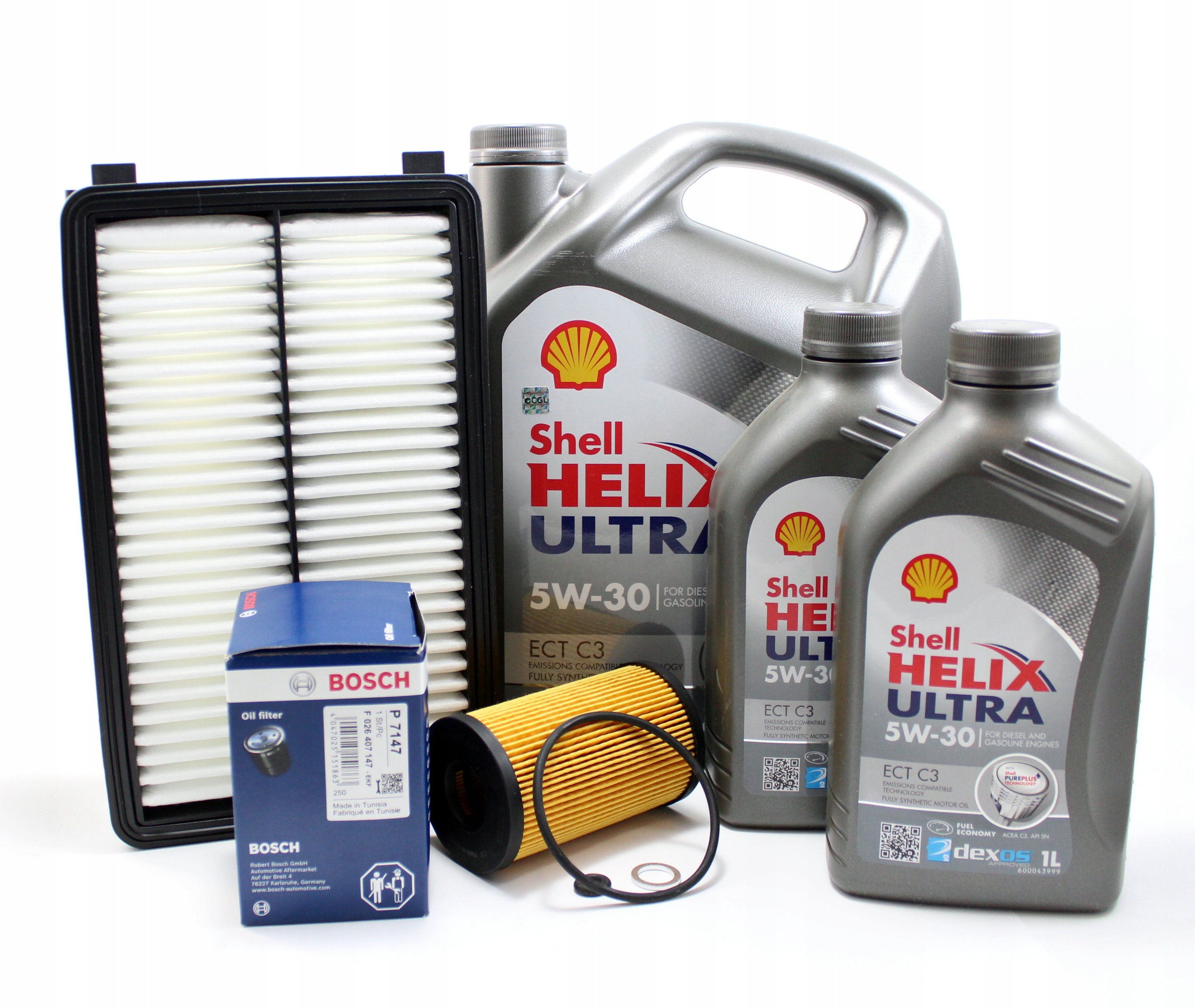 ZESTAW FILTRÓW+OLEJ 5W30 HYUNDAI TUCSON 1.7 CRDi