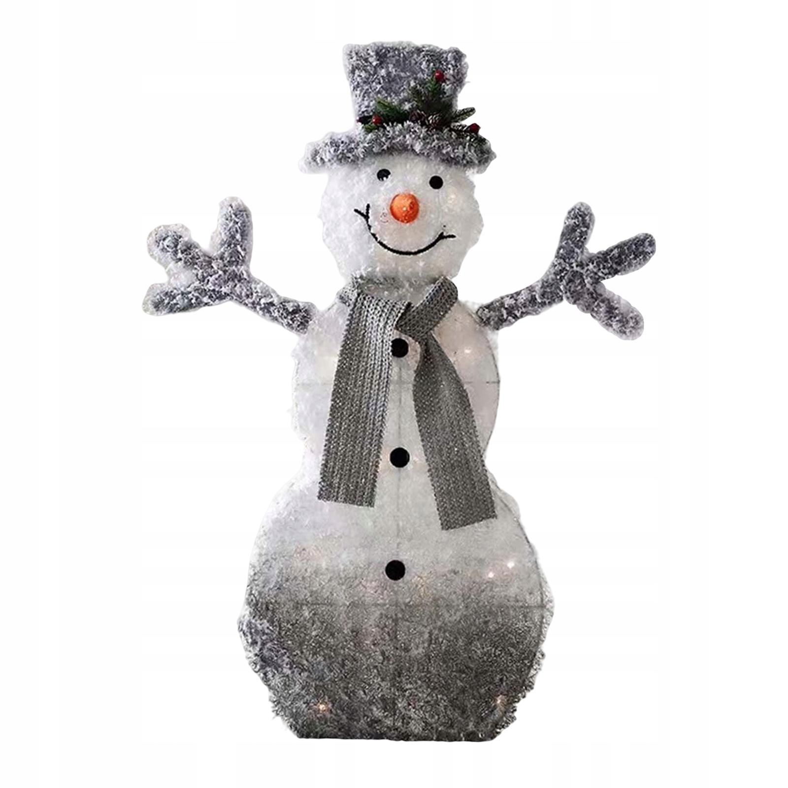 Snowman Light Ornament LED Photo Prop Szerokość produktu 41 cm