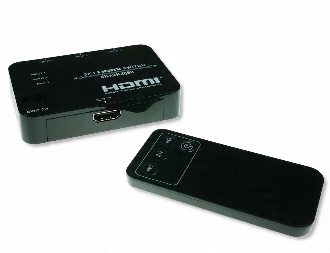 

Switch Rozdzielacz Hdmi 3x1 2.0 Uhd Hdr 4K HSW23a