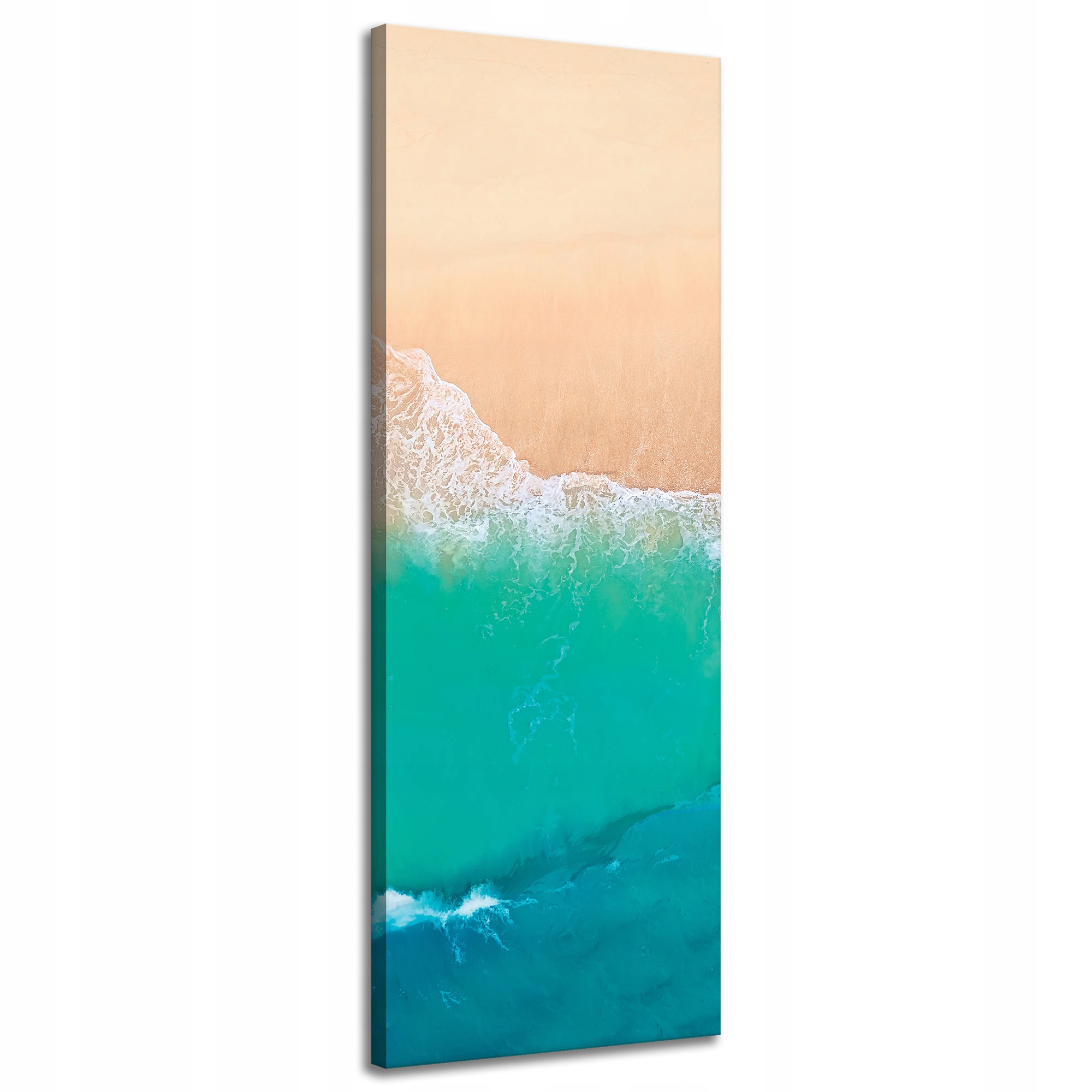 Obraz na plátně Vlny Voda Břeh Písek 40x120 cm Ideální jako dárek
