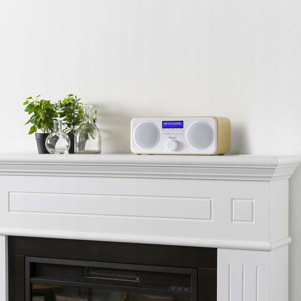 Radio Audizio domowe sieciowe FM DAB+ budzik Kolor biały
