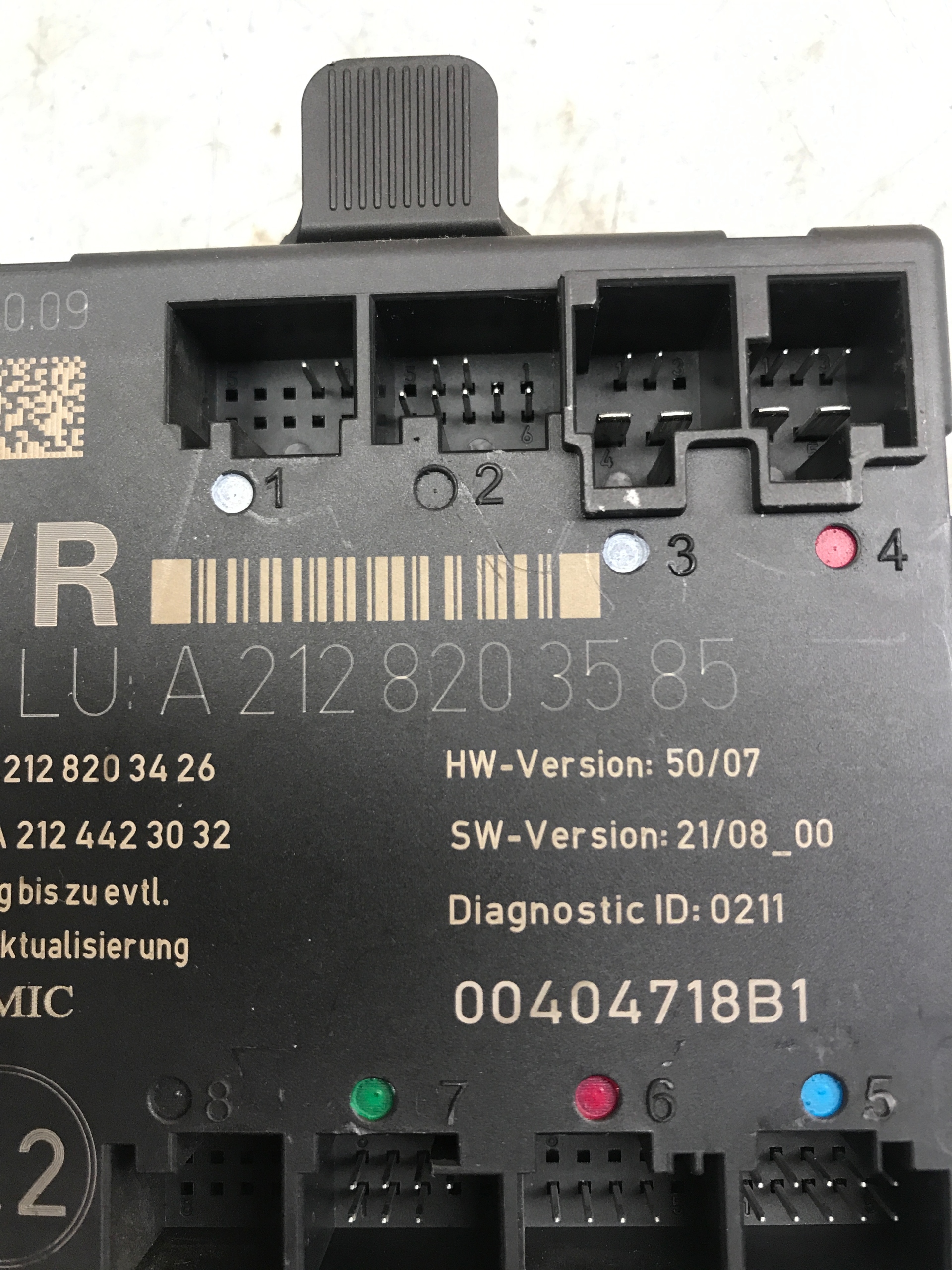 module door MERCEDES right front W204 A2128203585