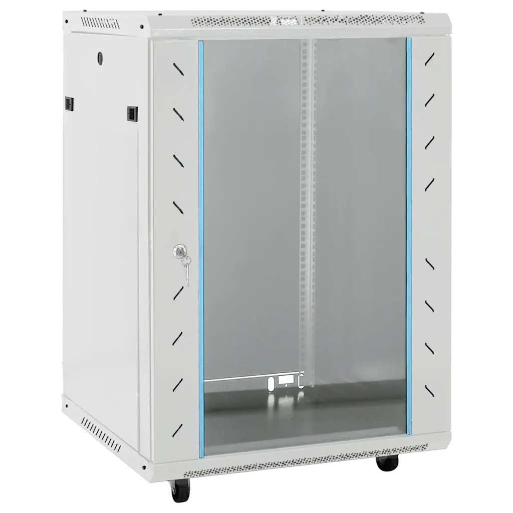 Szafka serwerowa, 15U, 19, IP20, szara, 53x40x80 c