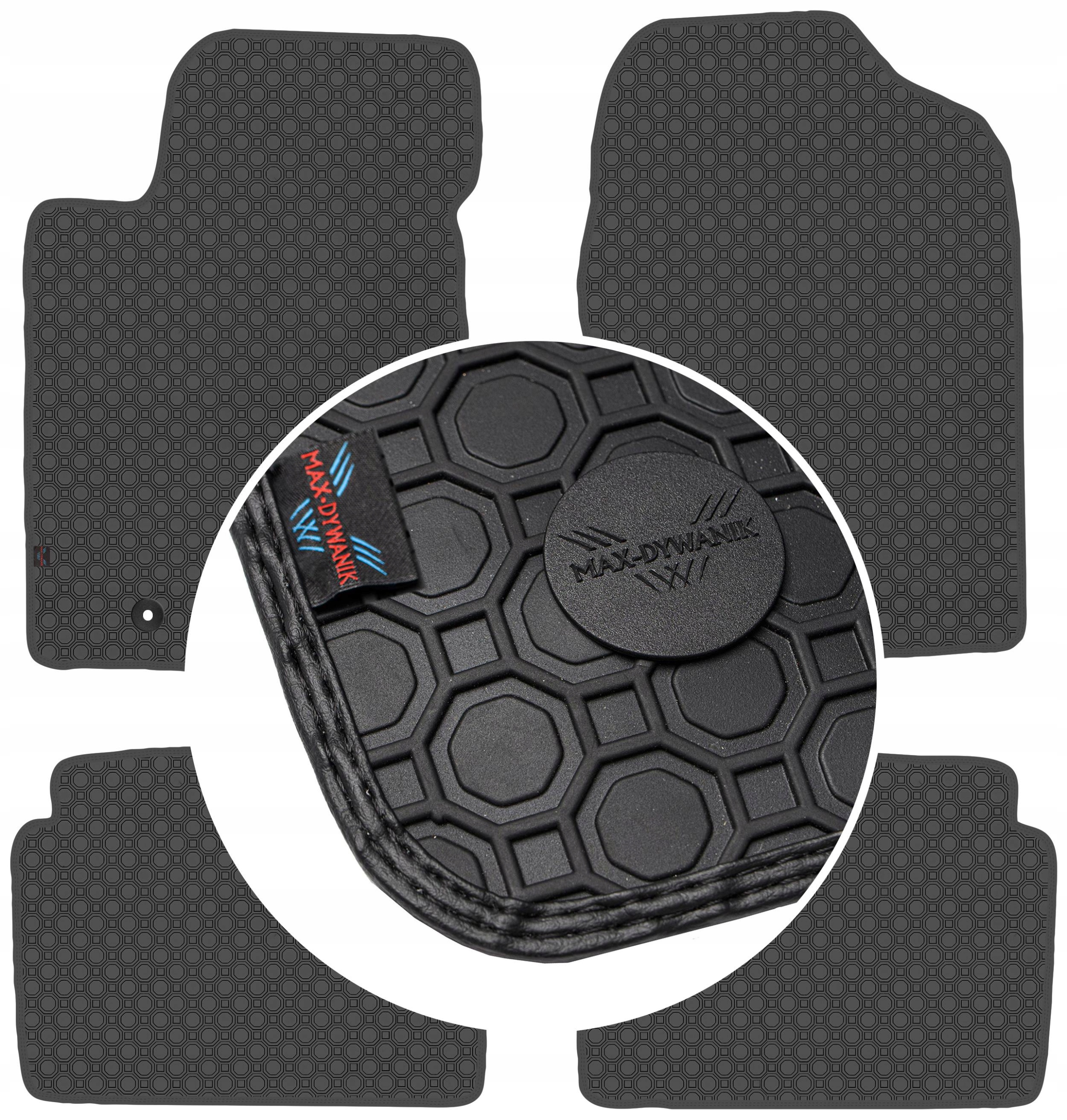 Toyota Avensis II 2003-2009 Koberce Čierne