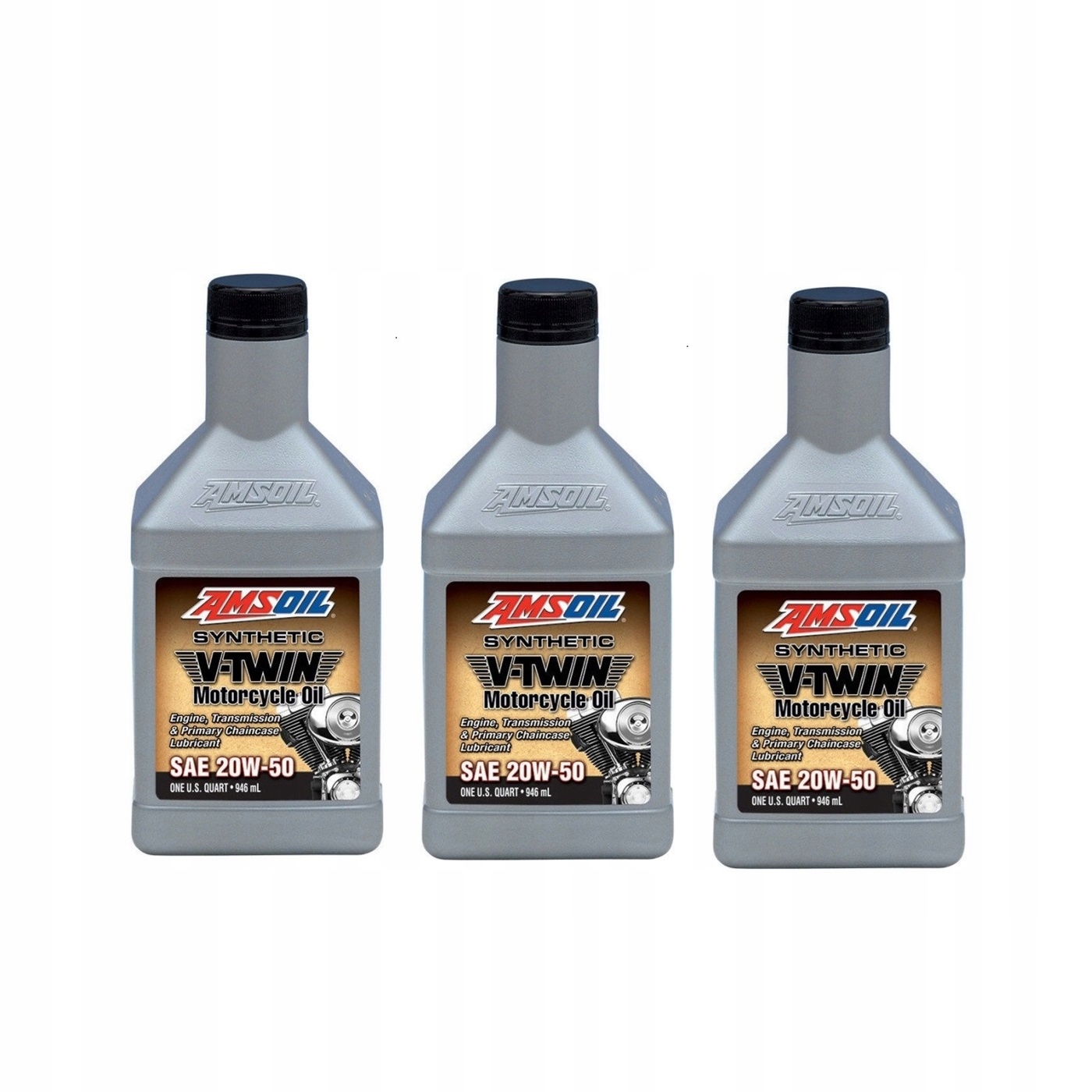 Syntetický olej Harley Amsoil Synthetic Motorcycle Oil 0,956L 20W50