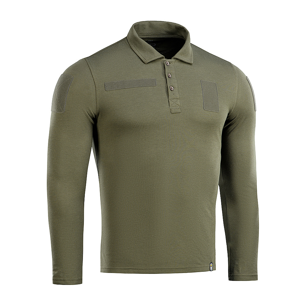 M-Tac Koszulka Męska Polo Taktyczna z długim rękawem 65/35 Army Olive Xs