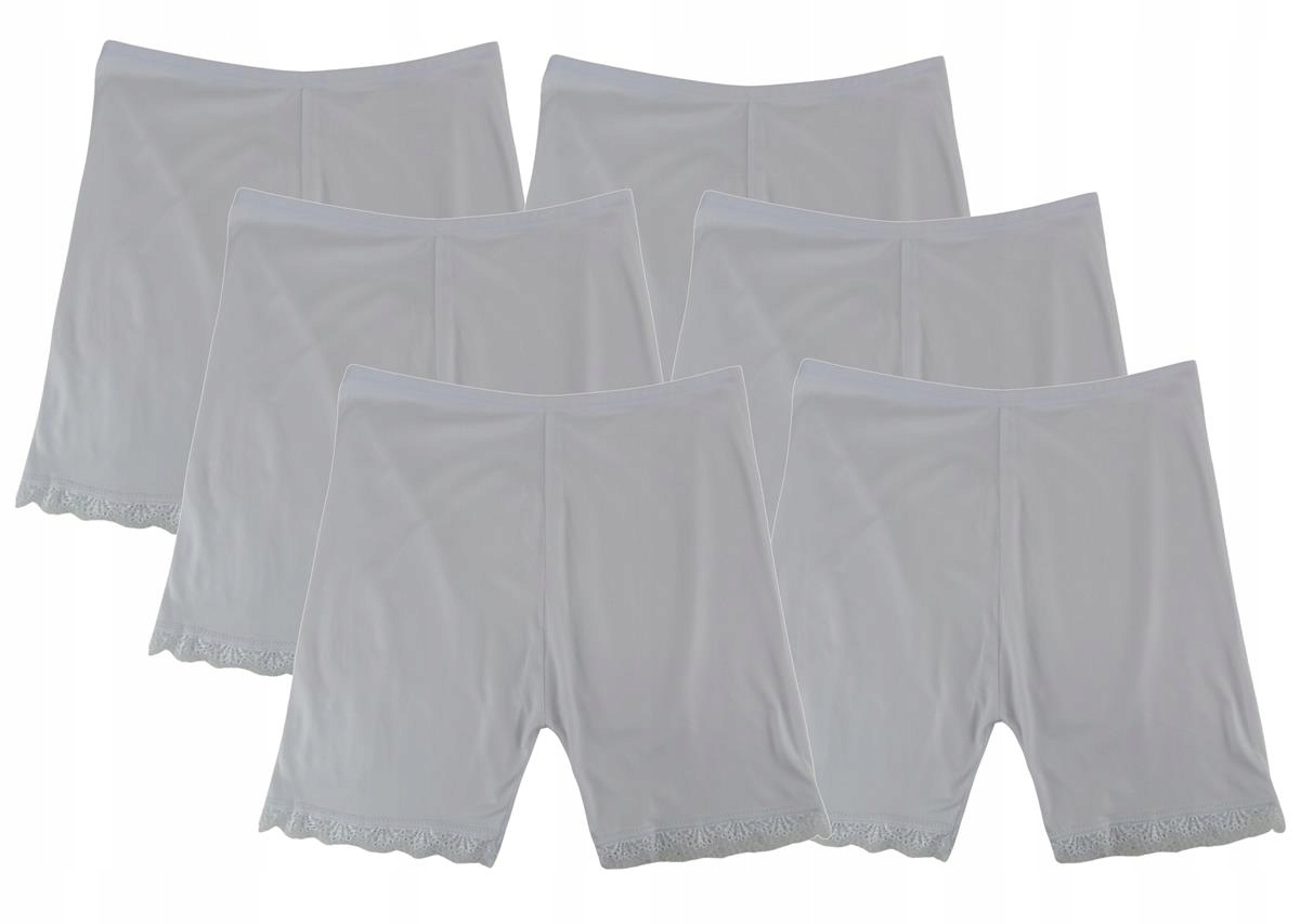 

6X Majtki Pantalony Przeciw Otarciom Ud Koronka L