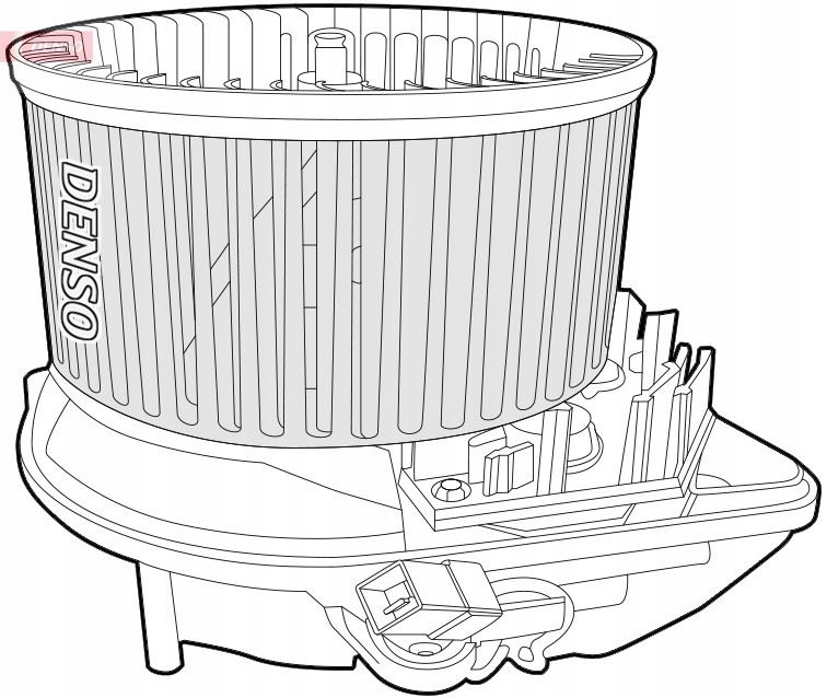 Denso DEA07015 вентилятор внутренний