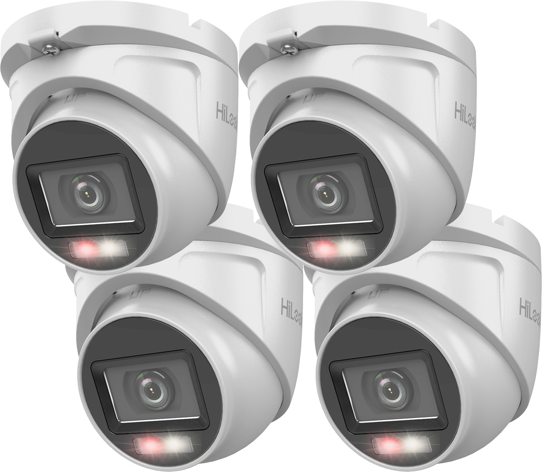 Sada 4 venkovních kamer 2Mpx Hybrid Light Ir+led TVICAM-T2M-20DL HiLook