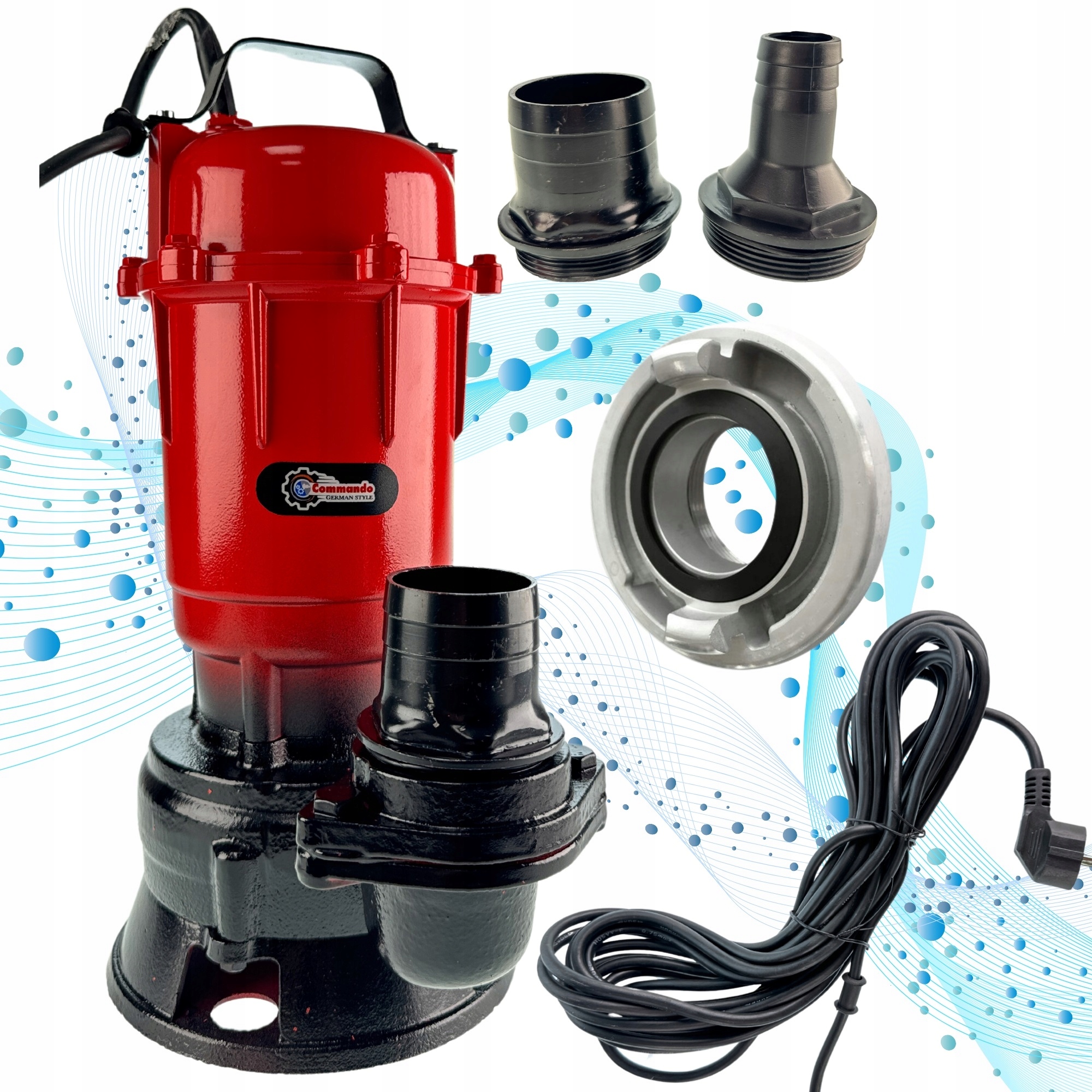 Pompa Do Wody Szamba 2'' 3850W Złaczki Krućce