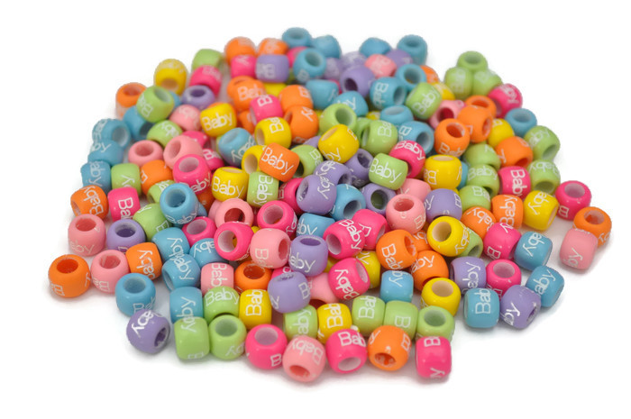 KORALIKI KULKI BABY PASTELOWE WARKOCZYKI KN.031