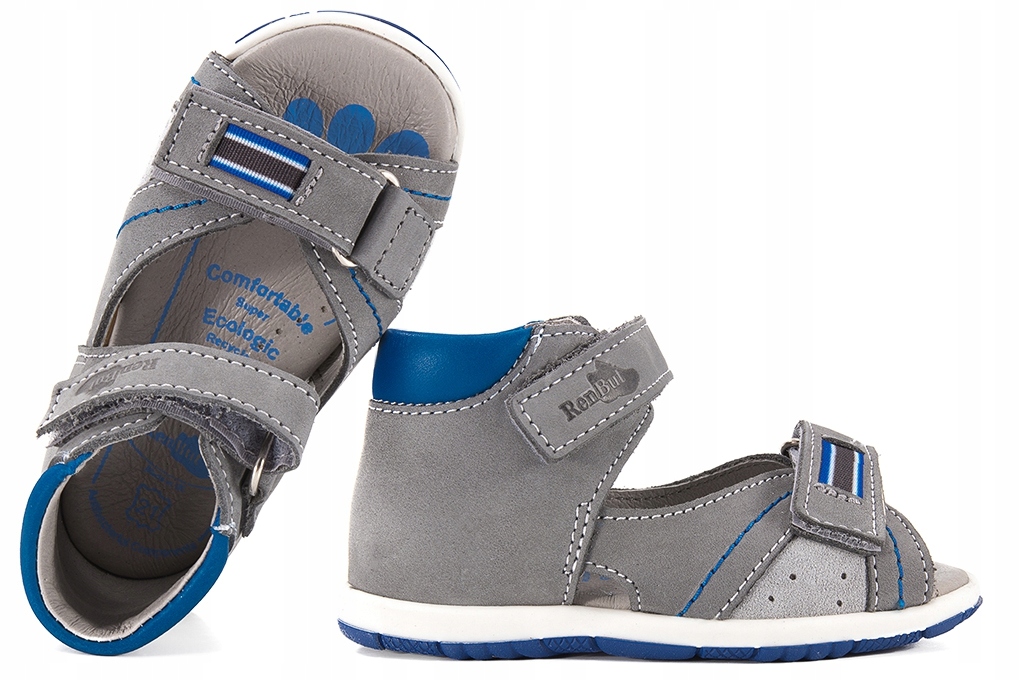 

Renbut 11-097 Sandałki Chłopięce Sandały szare 24