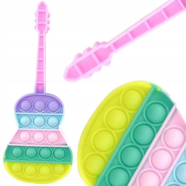 ZABAWKI ANTYSTRESOWE POPIT gry gitara instrument