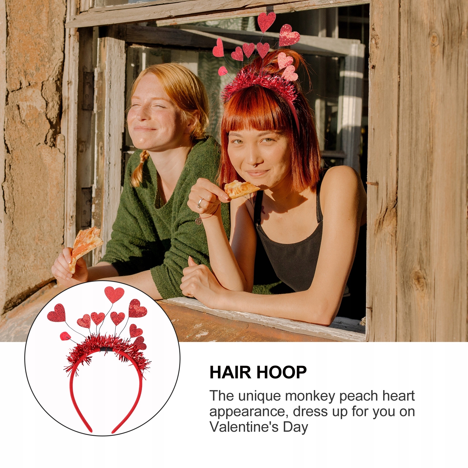 Serce Bopper Czerwone serce głowy Boppers Rodzaj inny