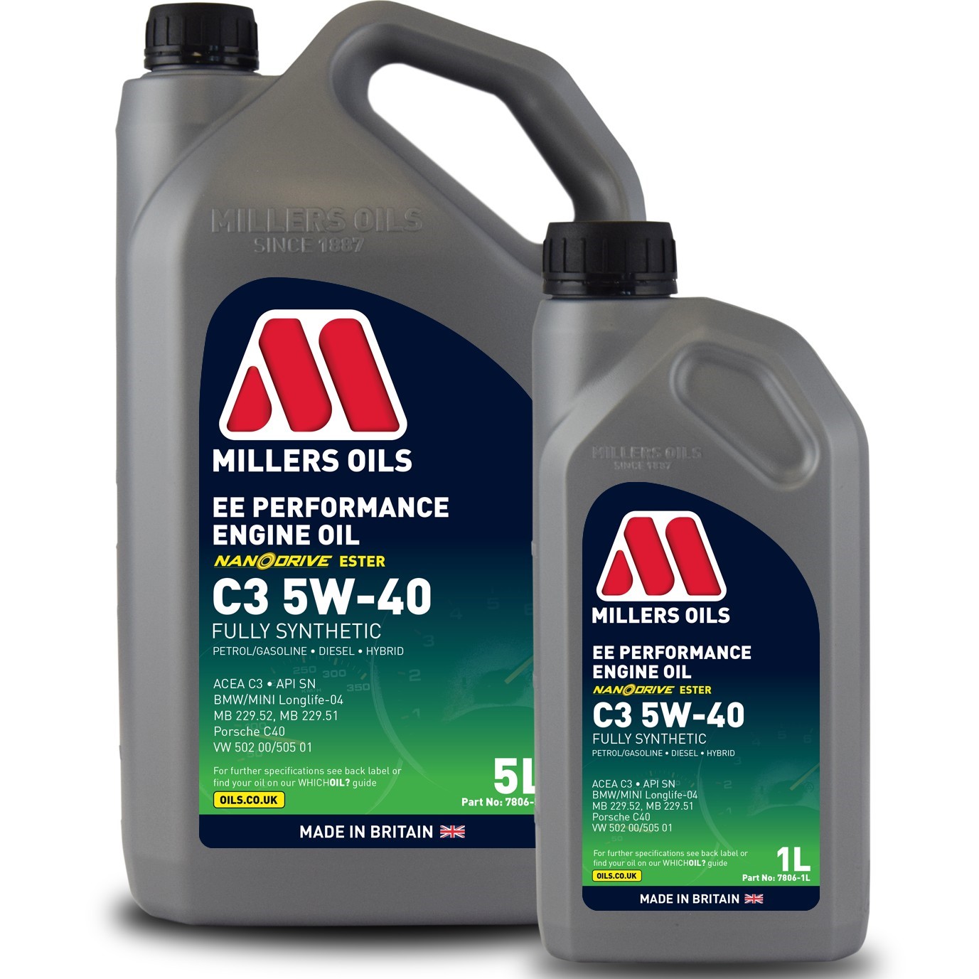 Millers Oils Ee Performance C3 5W40 6L