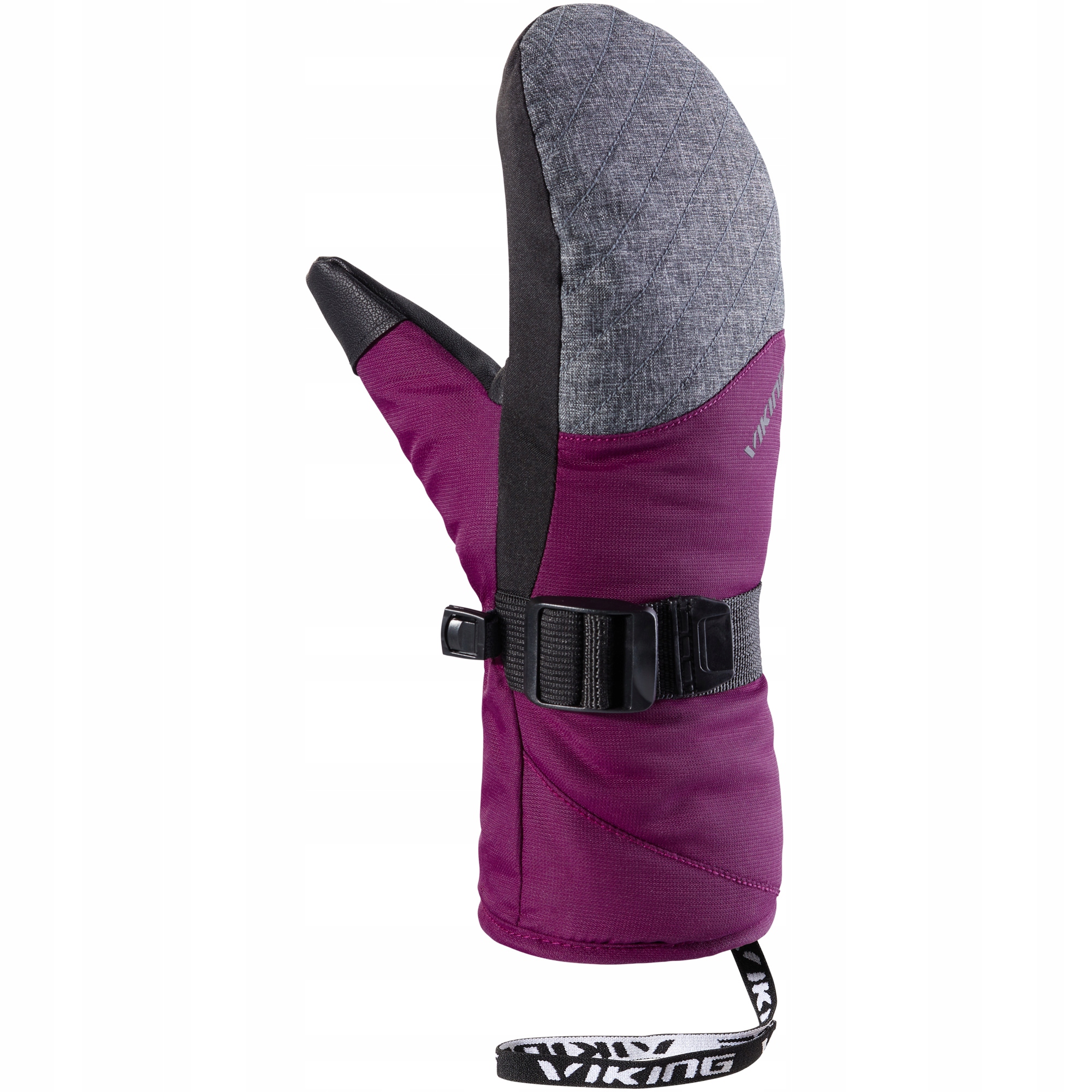 Rękawice zimowe damskie Viking Espada Mitten różowo-szare rozmiar 7