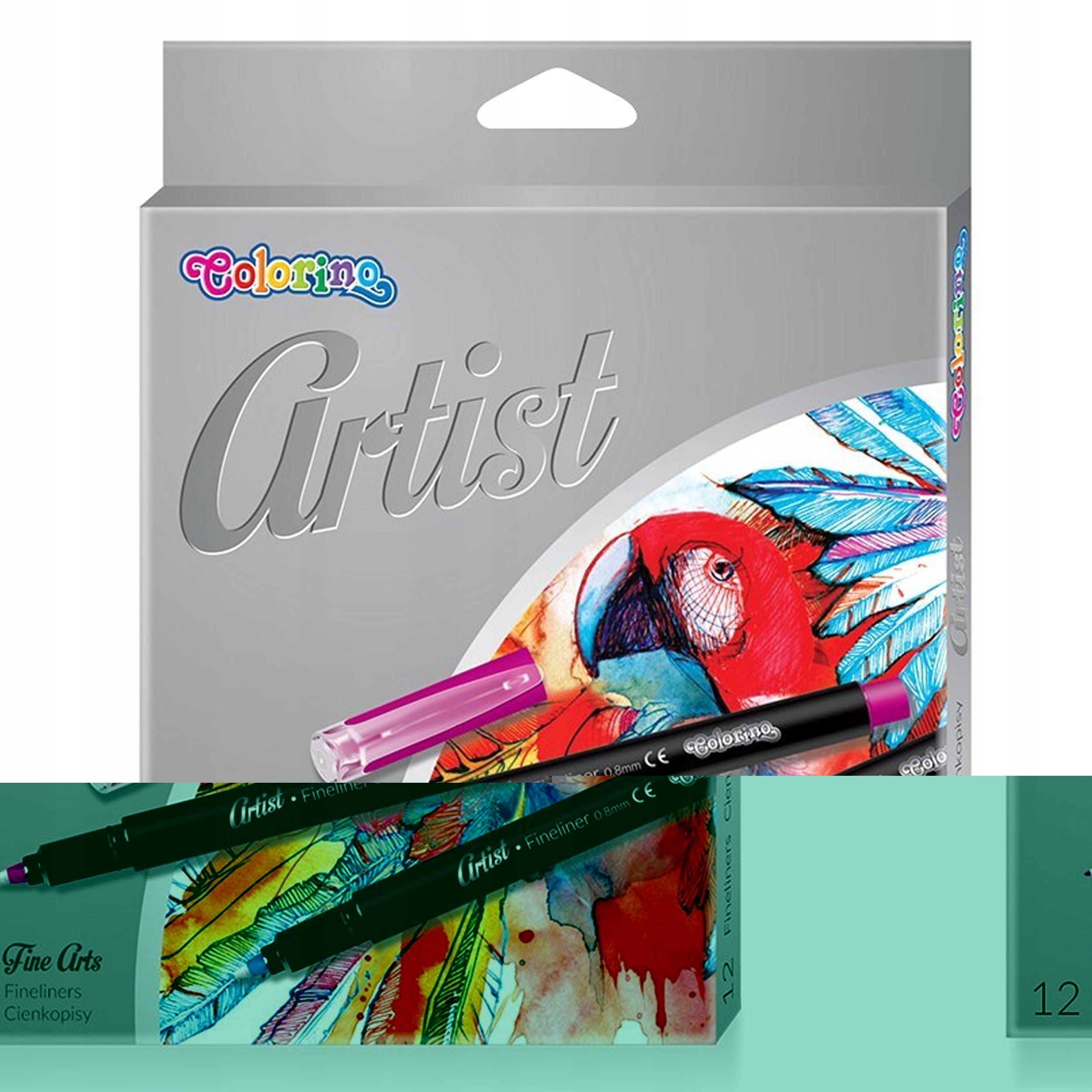 CIENKOPISY ARTIST 0,8mm ZESTAW 12 KOLORÓW COLORINO Rodzaj pisaki