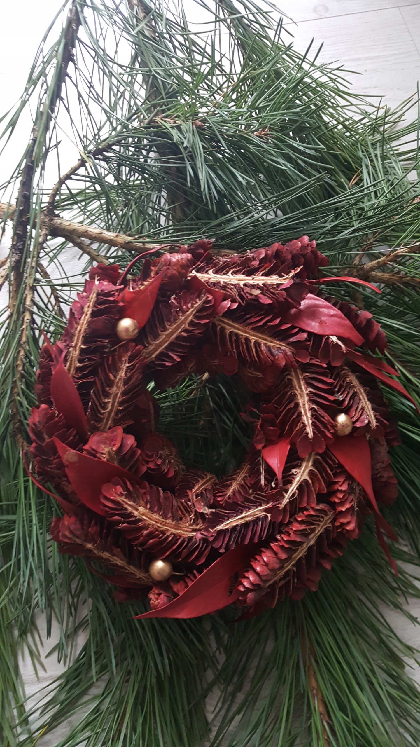 WIANEK WIENIEC STROIK ŚWIĄTECZNY DEKORACJA 21cm