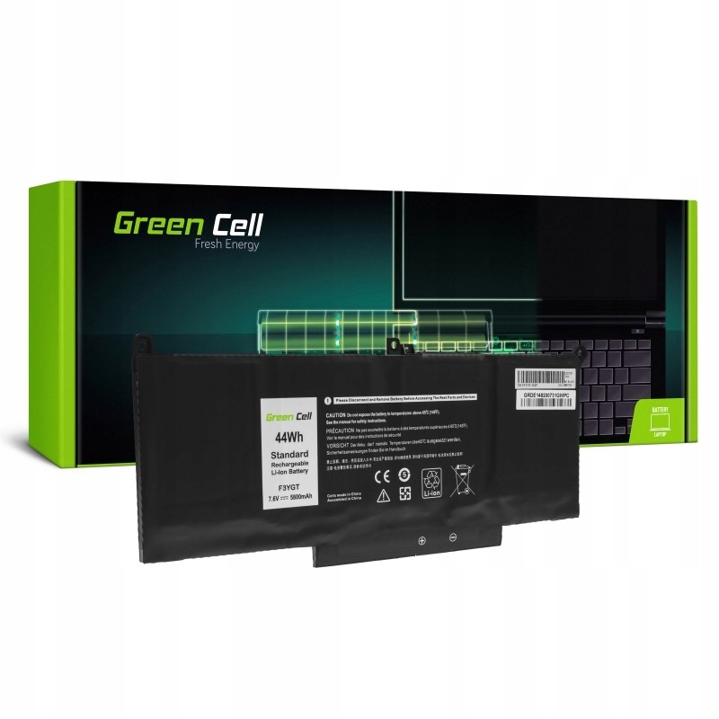 Green Cell Baterie DE148 Dell 5800MAH 7.6V