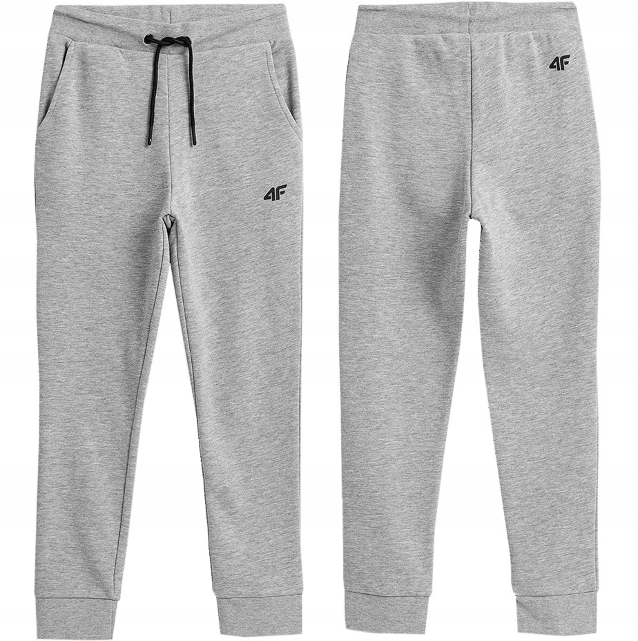 

4F Spodnie Joggery Dresowe Chłopięce JSPMD001 152