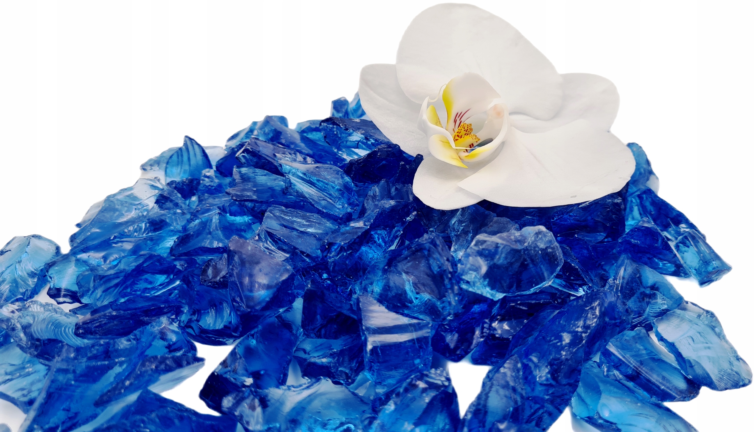 GRYS SZKLANY DEKORACYJNY KAMIEŃ NIEBIESKI DO GABIONÓW 2-3m 20kg Kod producenta kamień grys szklany