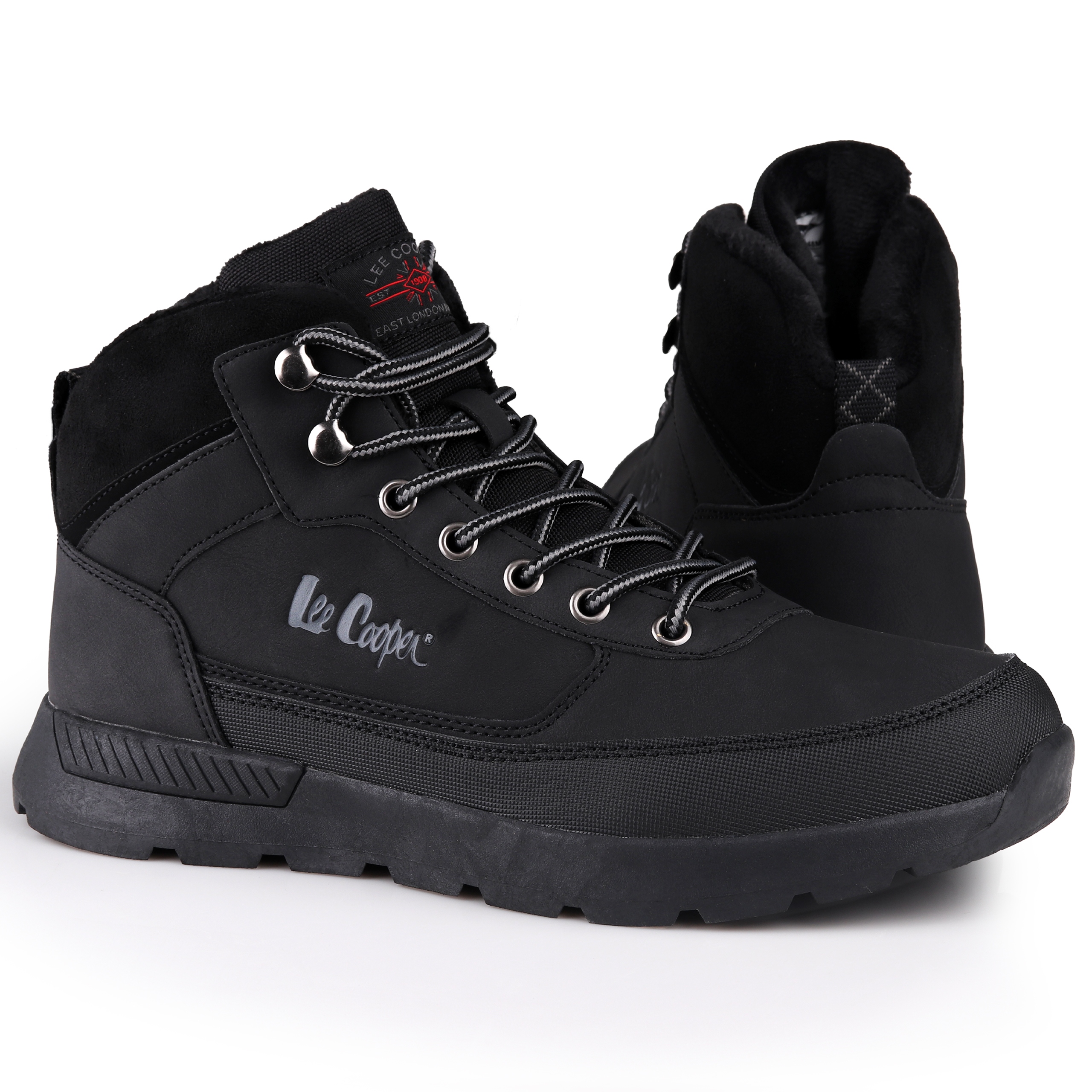Pánské zimní boty Lee Cooper Black, zateplené