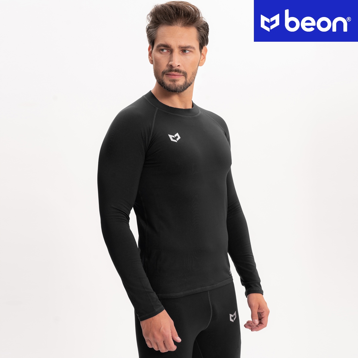 KOSZULKA TERMOAKTYWNA MĘSKA TERMICZNA DŁUGI RĘKAW BLUZKA SZYBKOSCHNĄCA L Marka Beon