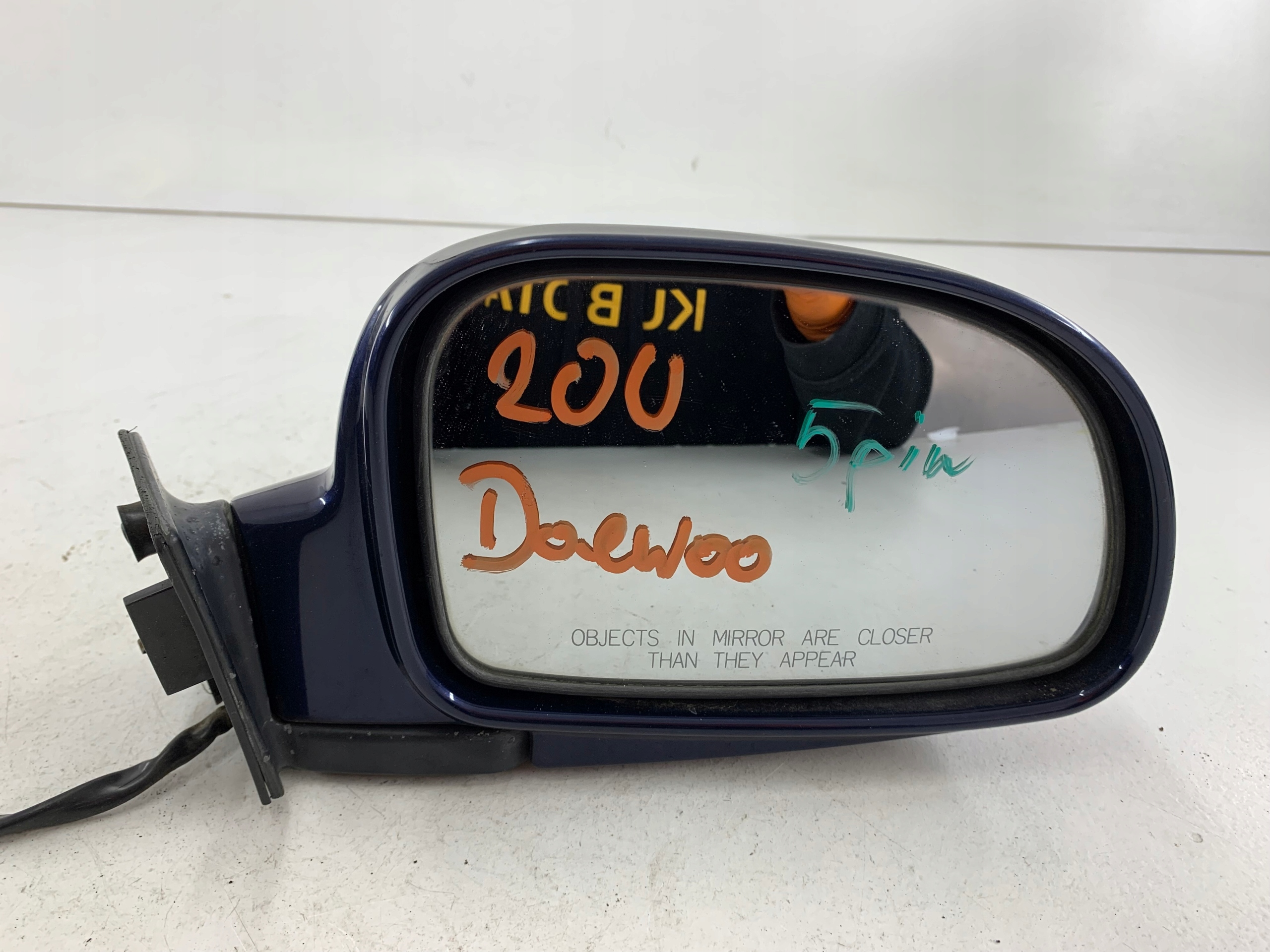 DAEWOO TACUMA zrcadlo pravé 5 PIN modre