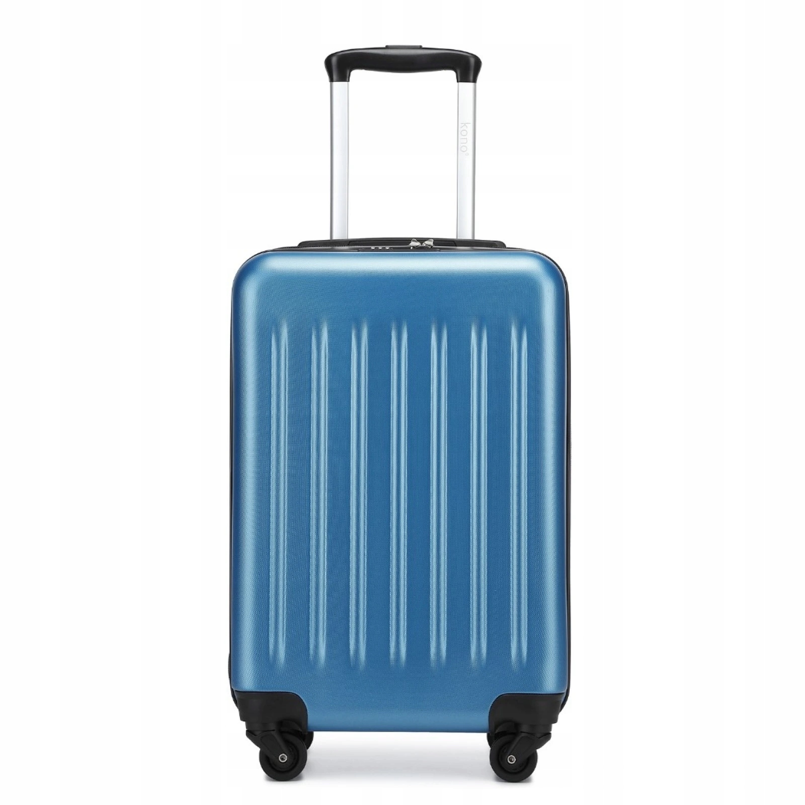Lehký kabinový Abs+pc kufr Kono navy 33 L