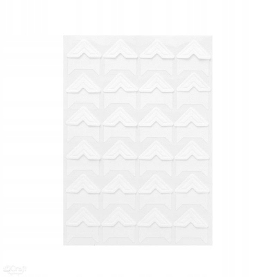 Narożniki do zdjęć DpCraft DPNK-156 białe 48 szt.