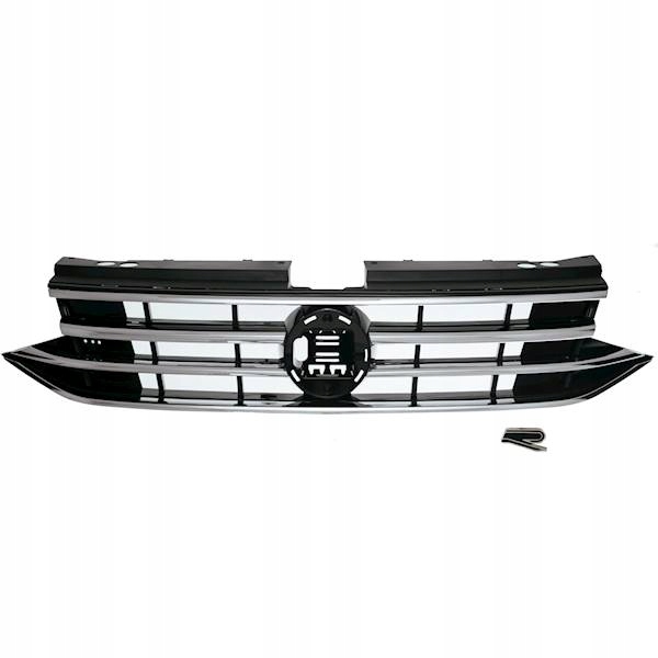 Volkswagen Tiguan R-line 2020 Atrapa, Mřížka Nárazníku, Středová, Chrom, Nová