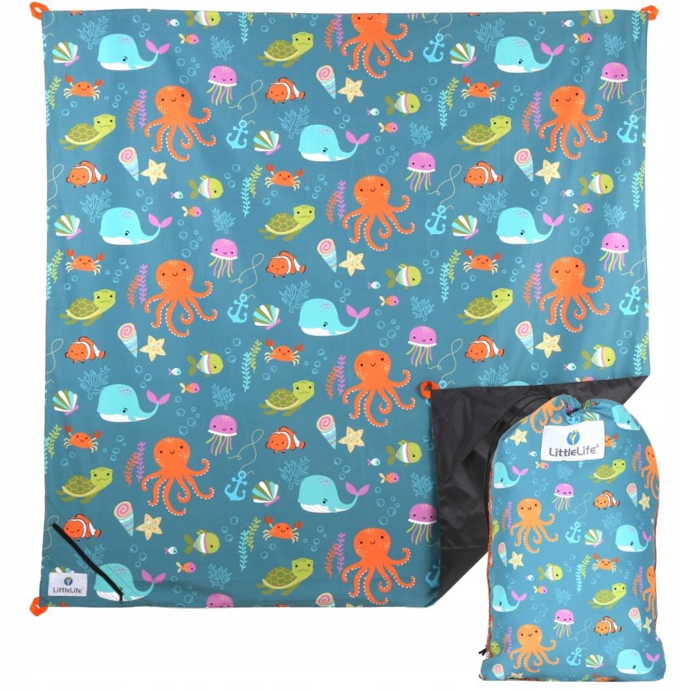 Koc piknikowy LittleLife 150x150 cm Ocean