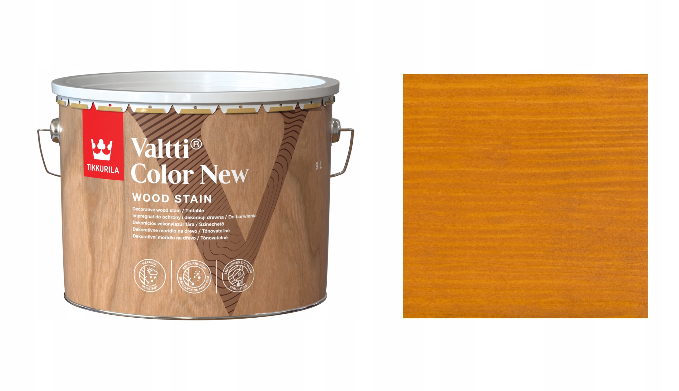 Tikkurila Valtti Color New 9L 5053 Vahvero Impregnat Ochronny