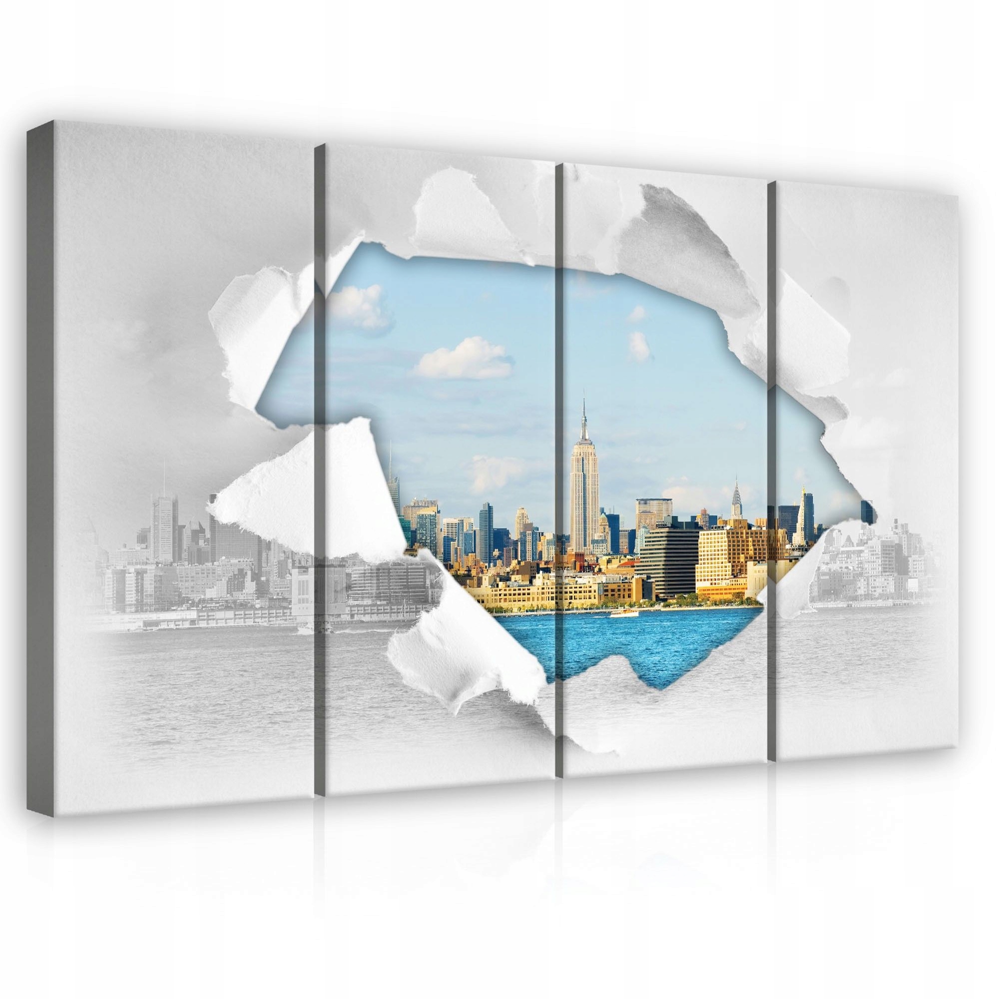 Obraz 120x80 New York města krajina městský styl urbanistické umění