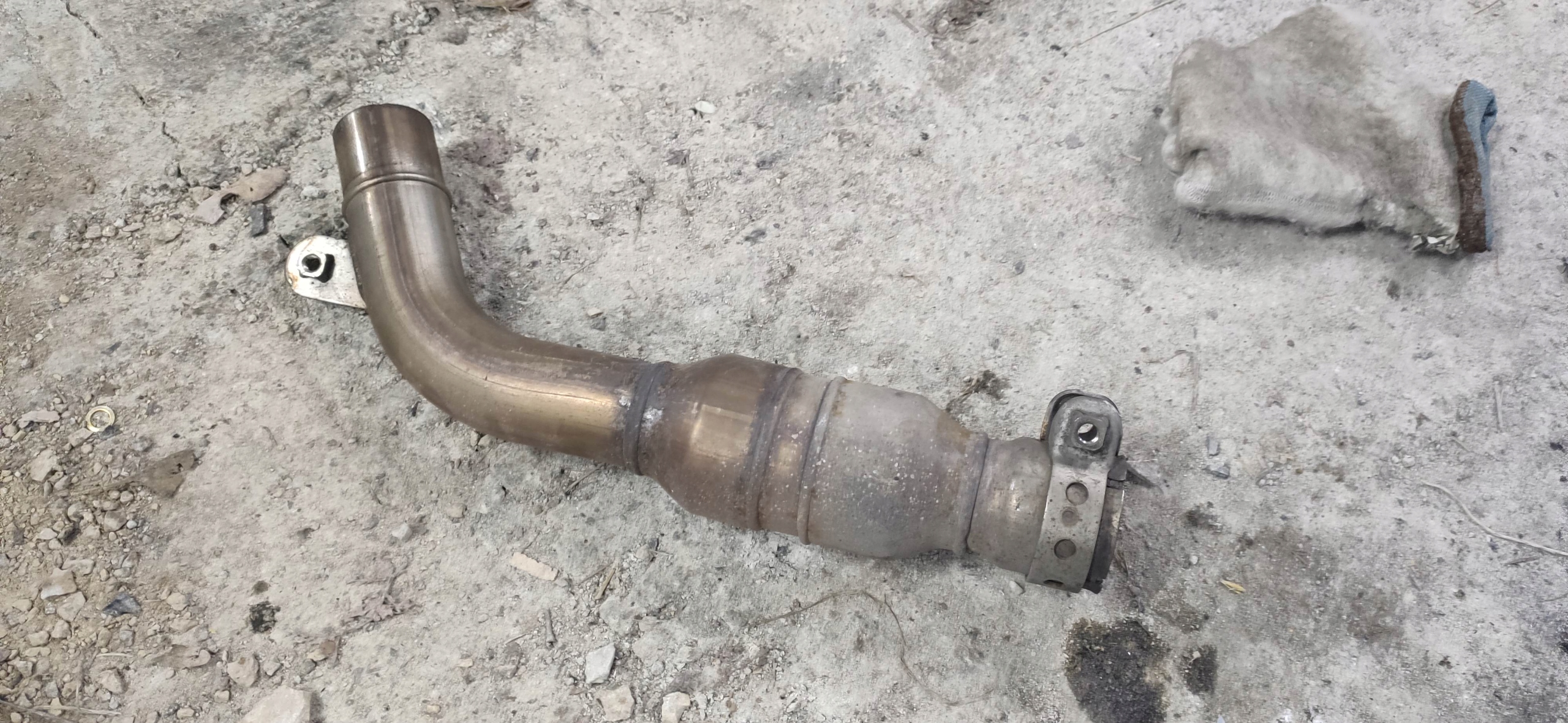 555KSAAAAAAAAAAA - ЕС КОЛЛЕКТОР ГЛУШИТЕЛЬ ВЫХЛОПНЫХ ГАЗОВ YAMAHA FAZER FZ6 04-