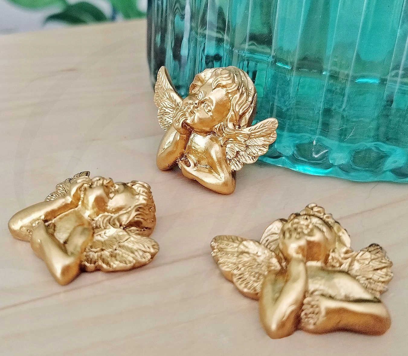 ANIOŁKI ZŁOTE x10 podziękowania dla gości DEC2 ceramiczne podziękowanie Marka inna