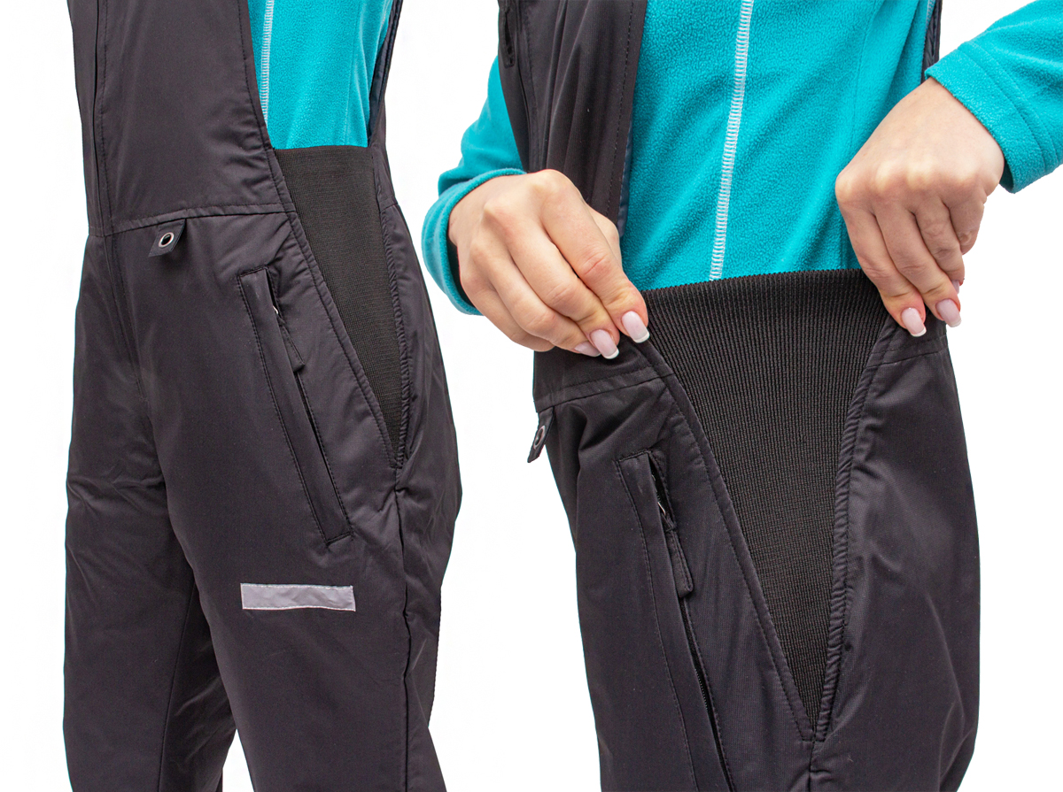 SPODNIE DAMSKIE OCIEPLANE na śnieg termo 4XL 48/31 Materiał dominujący Poliester