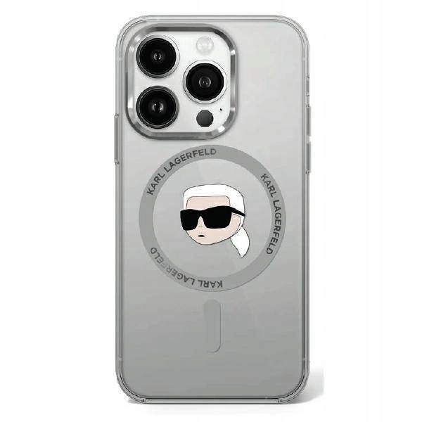Pouzdro Karl Lagerfeld Iml Metal Karl Head pro Magsafe pro iPhone 16 Pro
