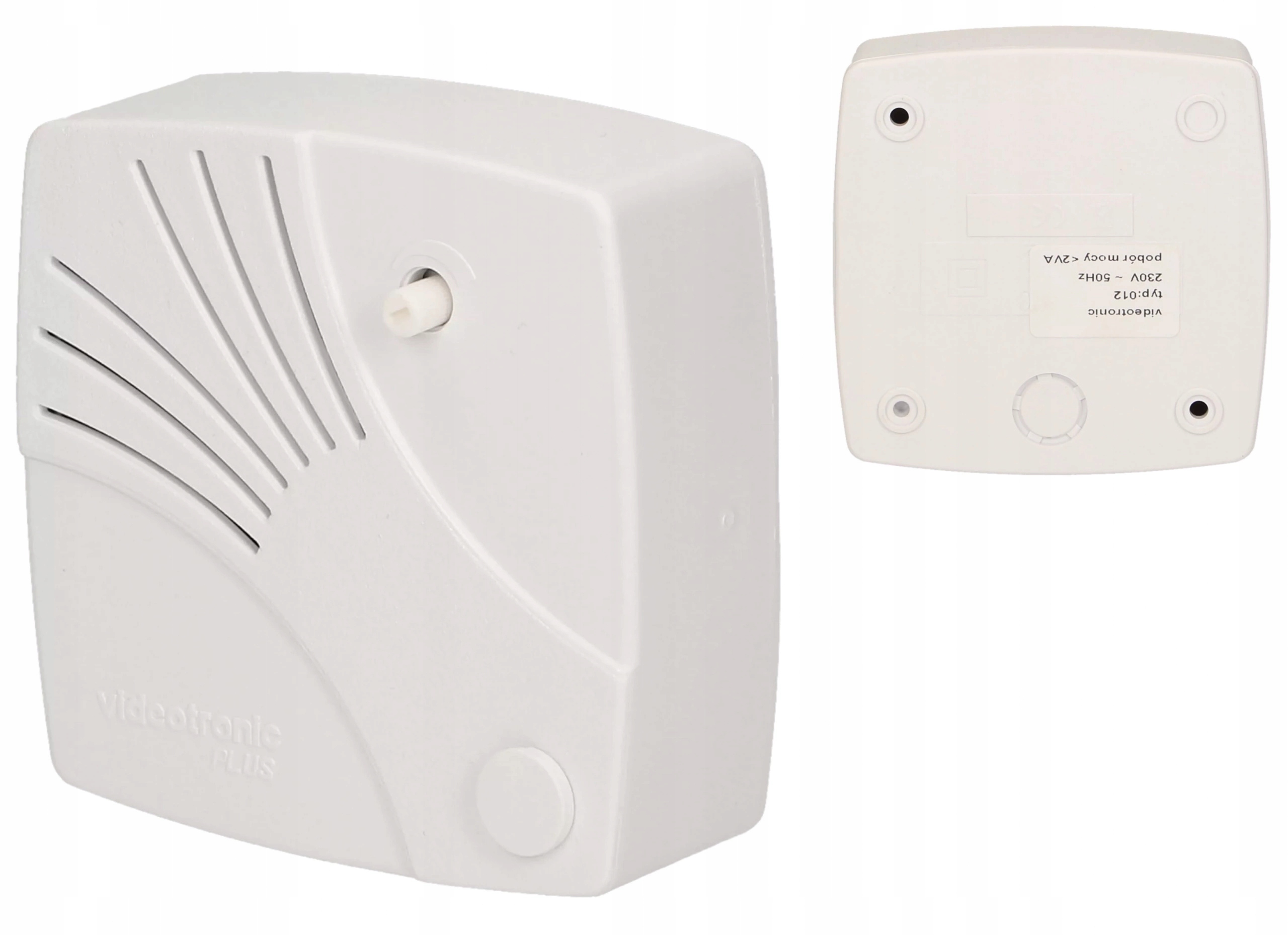 2x Zvonek Sonic 230V Bílý ON-DP-VD-145