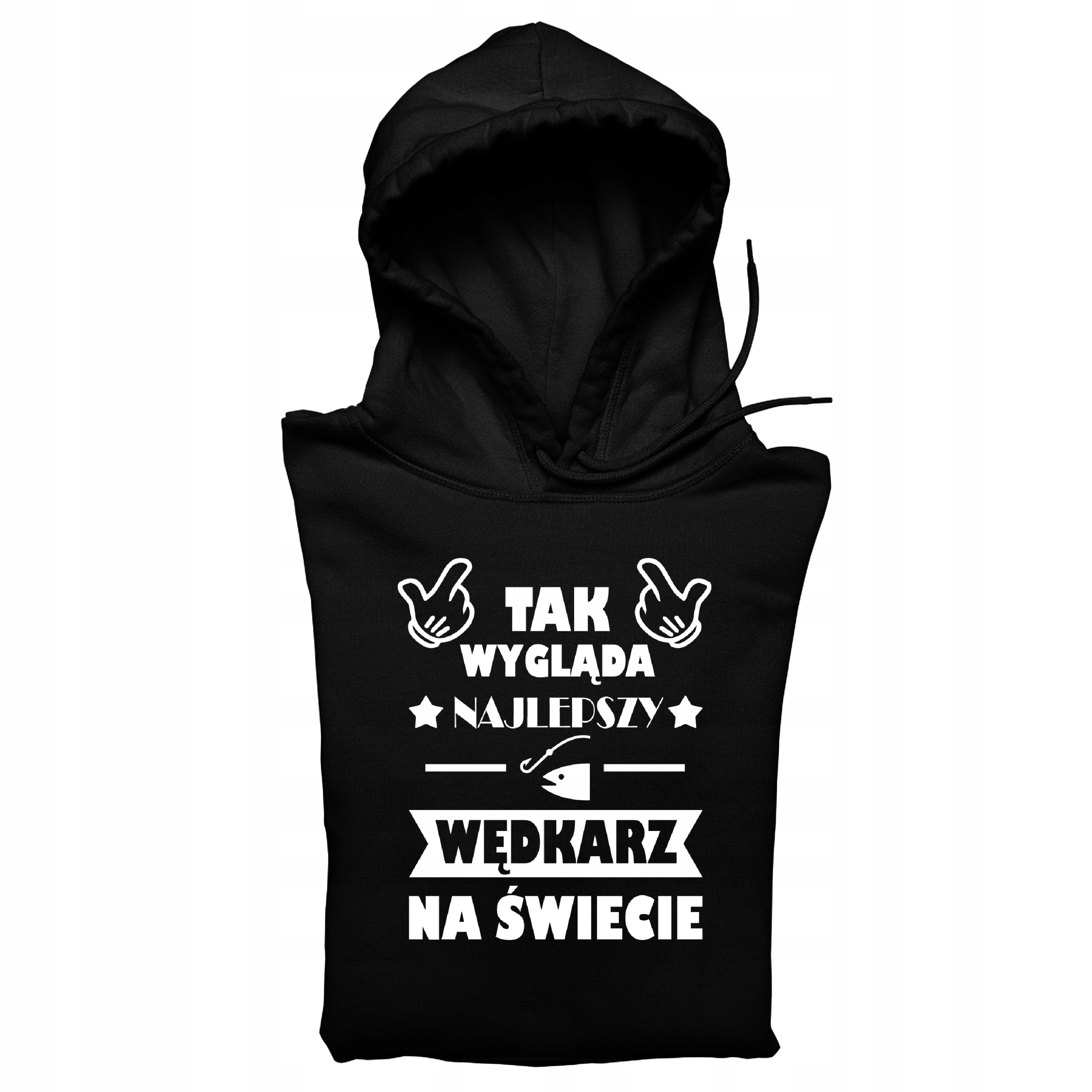 

Bluza Z Kapturem Dla Wędkarza Super Wędkarz Ryby M